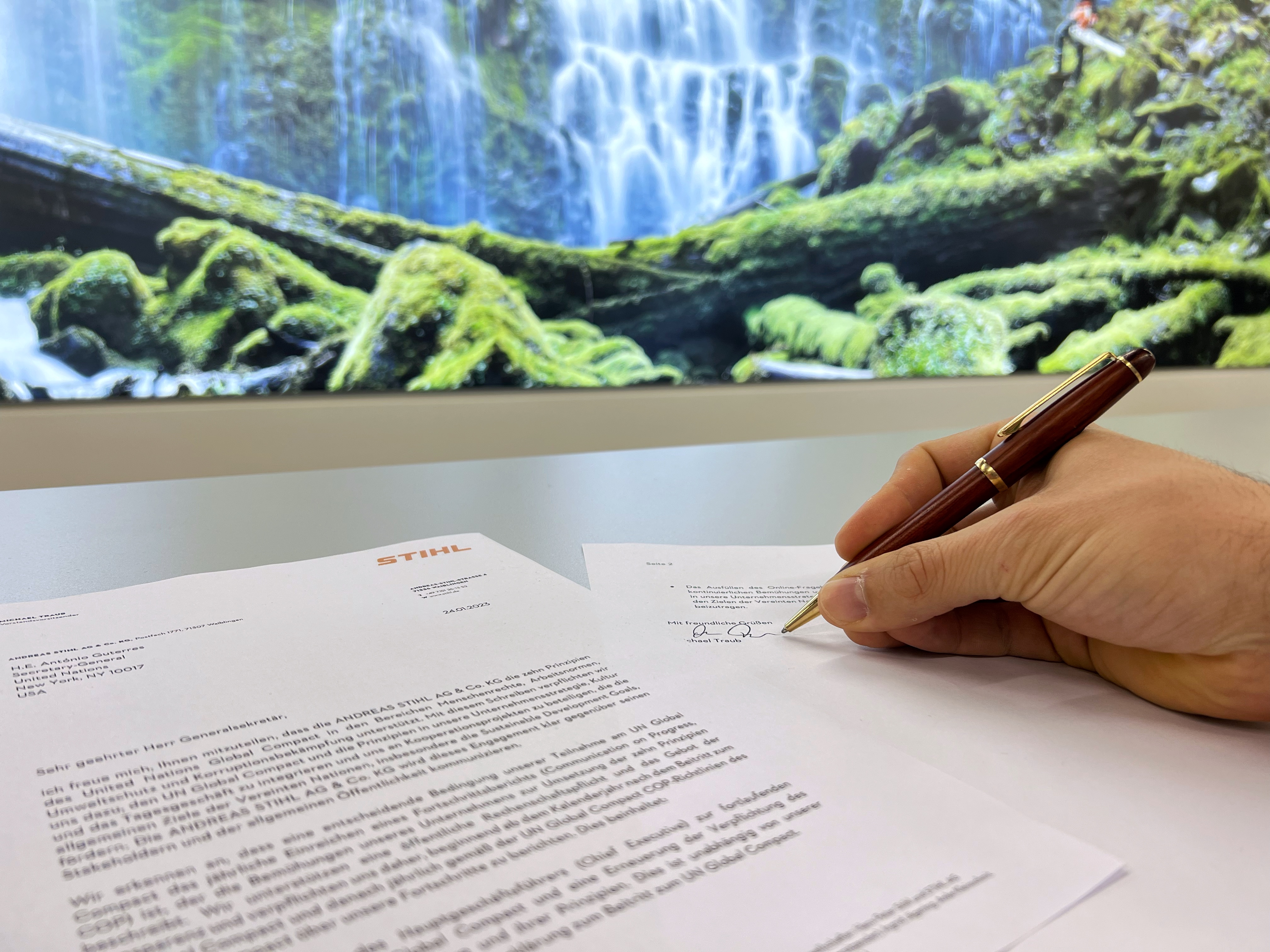 STIHL приєднується до Глобального договору ООН 